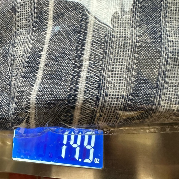 Cloth & Stone Jumpsuit Women Medium Blue Striped Linen Pants Sleeveless Resort - Picture 16 of 16